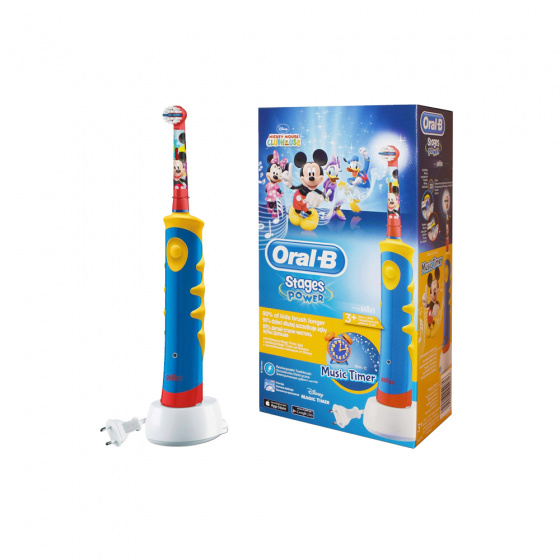 Szczoteczka do zębów elektryczna Kids Mickey Mouse 950 TX D10.513K - Oral-B  • sklep.marrodent.pl