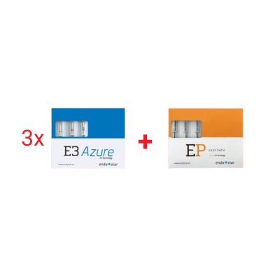 3x Endostar E3 Azure 6 szt. + Pilnik Endostar EP Easy Path za 1 zł 14/04 25 mm op. 6 szt za 1 zł Poldent - produkt wysyłany z biura firmy Poldent