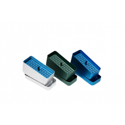 Endobox bez narzędzi 104 x 44 x 54 wkład niebieski - 48 endo-otwory Dental Market
