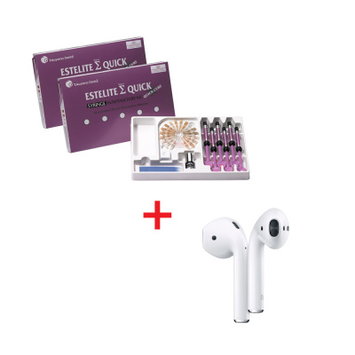 Promocja Tokuyama! Zestaw 2x Estelite Sigma Intro Kit 6 x 3.8 g + słuchawki AIRPODS 2 Apple za 1 zł