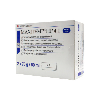 MaxiTemp HP 4:1 2 x 50 ml Henry Schein