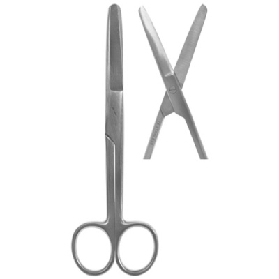 Nożyczki chirurgiczne proste 14 cm tępo-tępe 0399-003 Pol-Intech