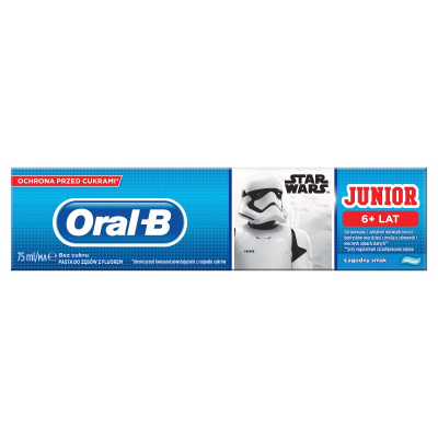 Pasta do zębów dla dzieci ORAL-B Stages Junior 6+ Star Wars 75 ml