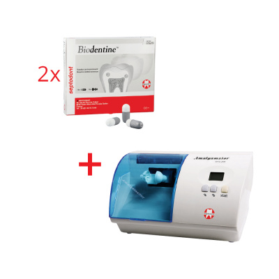 2 x Biodentine (15 kaps ) + mieszalnik do mieszania kapsułek Dental Mixer SYG200 Septodont