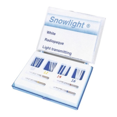 Snowlight Post wkłady koronowo-korzeniowe zestaw 20 wkładów + 4 wiertła Abrasive Technology