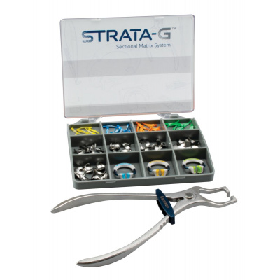 Zestaw STRATA-G Sectional Matrix System Intro Kit with firm bands SG-KH-40 Garrison